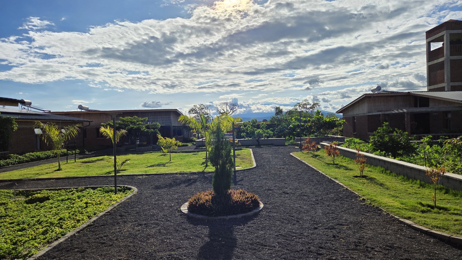 The gardens at the Children's Village